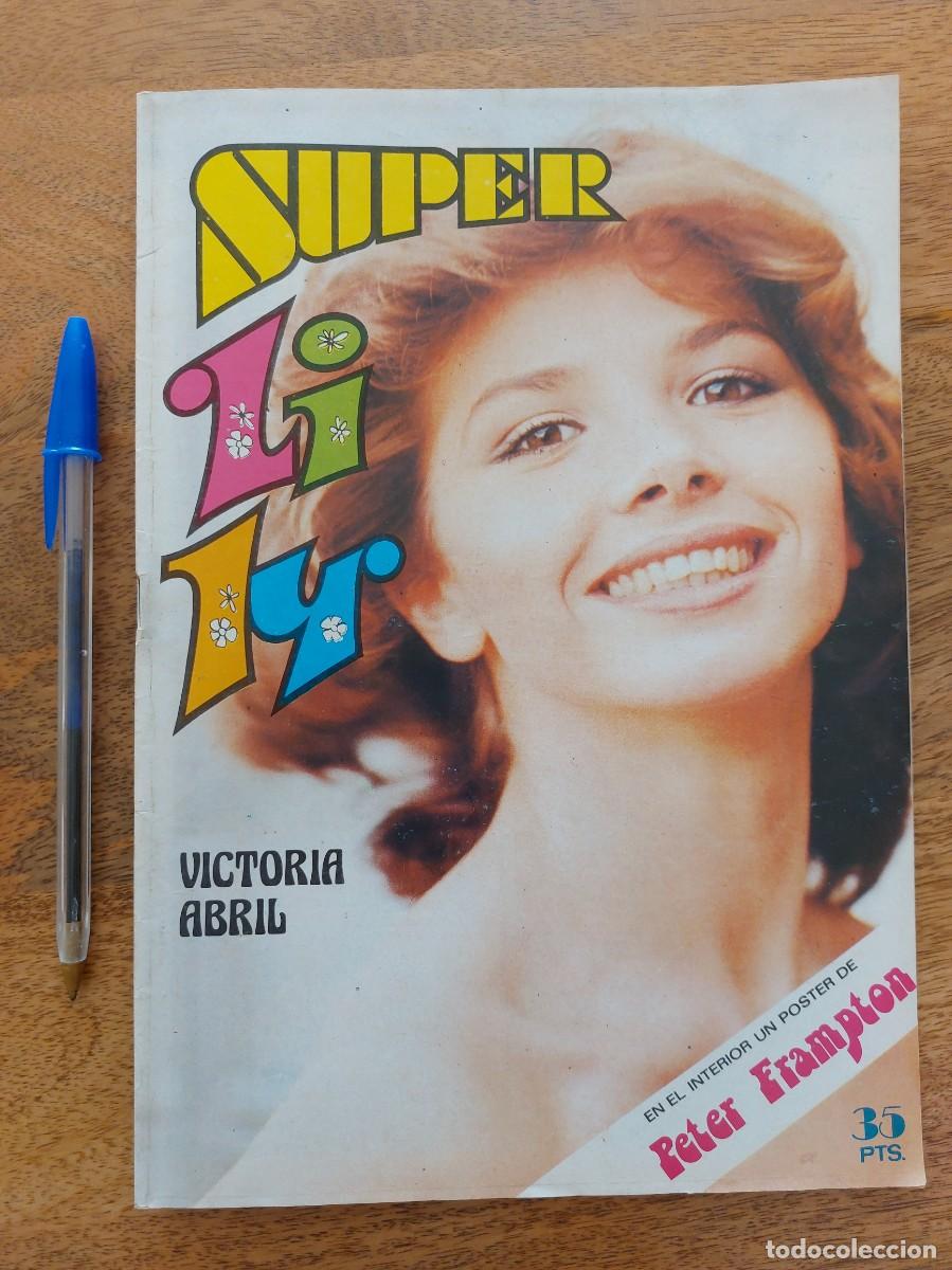 Coleccionismo de Revistas y Peri&oacute;dicos: Revista Lily N&ordm; 34 A&Ntilde;O 1978 - INCLUYE POSTER PETER FRAMPTON - PORTADA VICTORIA ABRIL