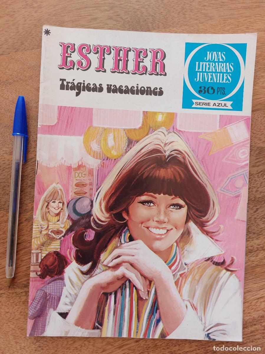 Coleccionismo de Revistas y Peri&oacute;dicos: Revista ESTHER - TRAGICAS VACACIONES - JOYAS LITERARIAS JUVENILES - A&Ntilde;O 1979