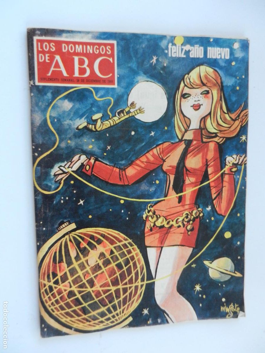 Coleccionismo de Revistas y Peri&oacute;dicos: LOS DOMINGOS DE ABC - 12-1969- FELIZ A&Ntilde;O NUEVO