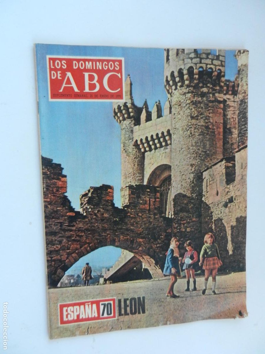 Coleccionismo de Revistas y Peri&oacute;dicos: LOS DOMINGOS DE ABC -01-1970 - ESPA&Ntilde;A -70-LEON - VER SUMARIO