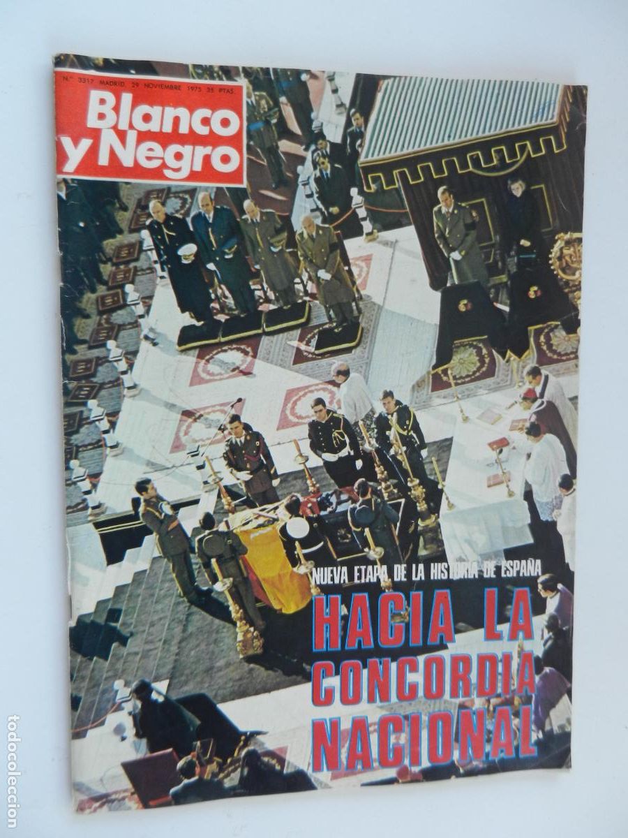Coleccionismo de Revistas y Peri&oacute;dicos: BLANCO Y NEGRO N&ordm; 3317 -11-1975 - HACIA LA CONCORDIA NACIONAL