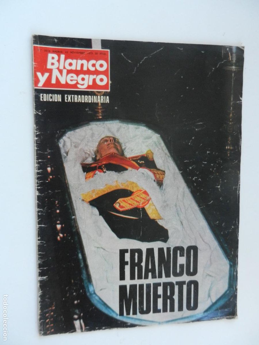 Coleccionismo de Revistas y Peri&oacute;dicos: BLANCO Y NEGRO N&ordm; 3316 - 11-1975- FRANCO HA MUERTO - EDICION EXTRAORDINARIA