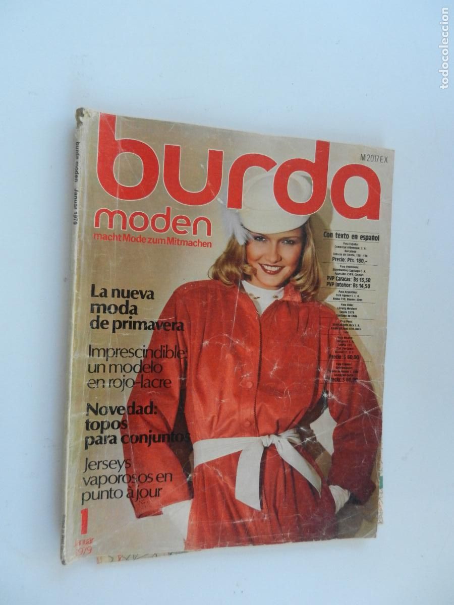 Collezionismo di Riviste e Giornali: BURDA MODEN REVISTA-01-1979 - LA NUEVA MODA DE PRIMAVERA - CON PATRONES