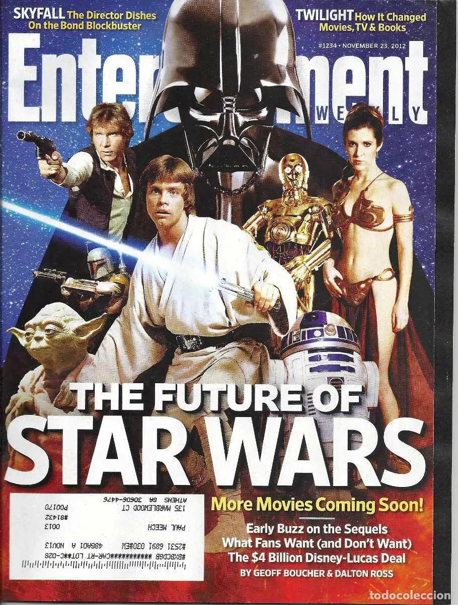 Coleccionismo de Revistas y Peri&oacute;dicos: REVISTA E.WEEKLY: STAR WARS / CARRIE FISHER / MARK HAMILL / HARRISON FORD / ALICIA KEYS