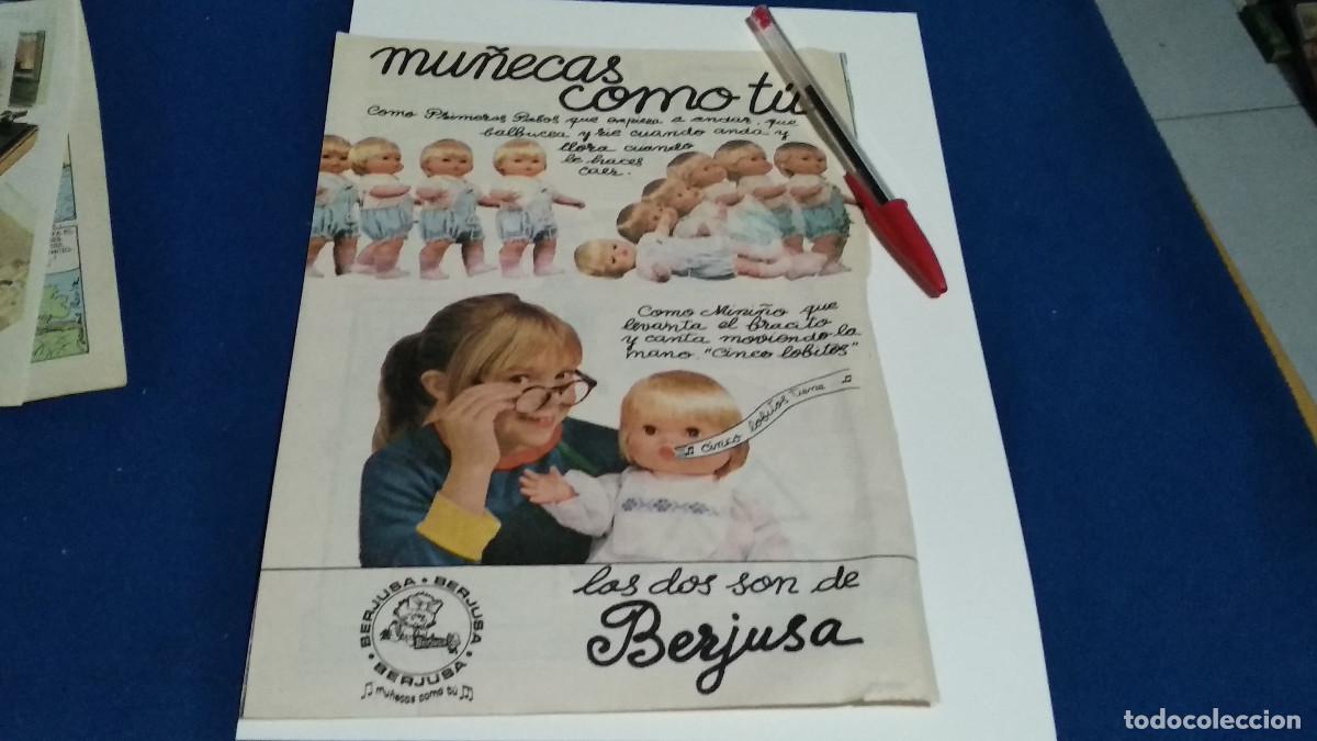 Coleccionismo de Revistas y Peri&oacute;dicos: PUBLICIDAD . ANUNCIO 1982 - MU&Ntilde;ECAS BERJUSA - DOBLE HOJA REVISTA