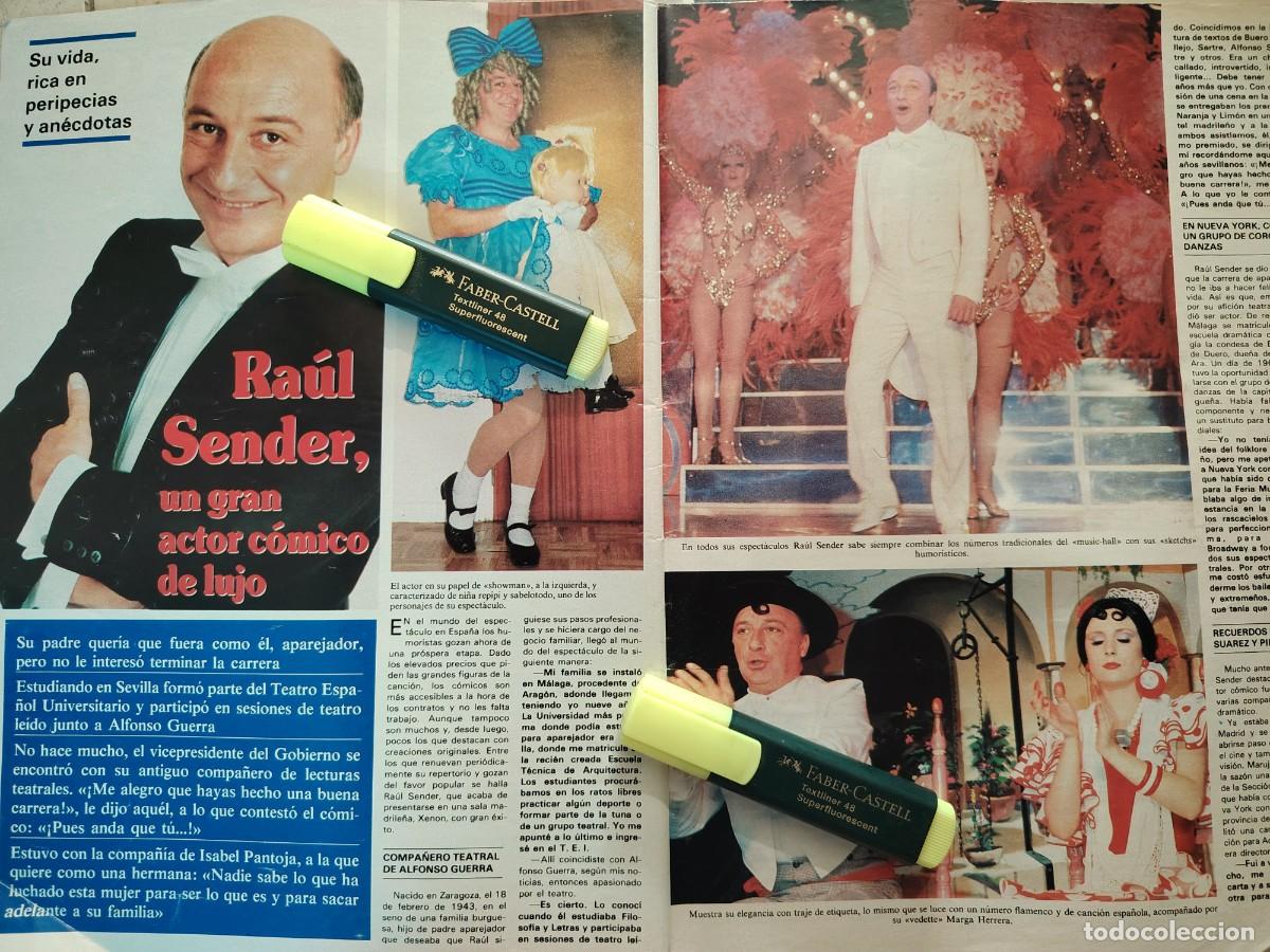 Coleccionismo de Revistas y Peri&oacute;dicos: Reportaje Ra&uacute;l Sender 12.04.89