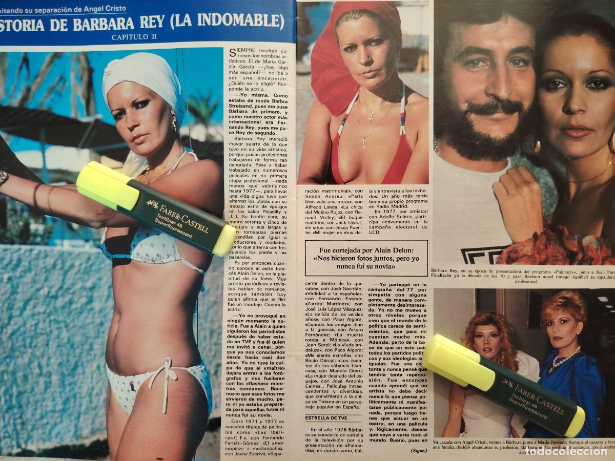 Coleccionismo de Revistas y Peri&oacute;dicos: Reportaje Barbara Rey, Maria Jim&eacute;nez y Juan Pardo 12.04.89