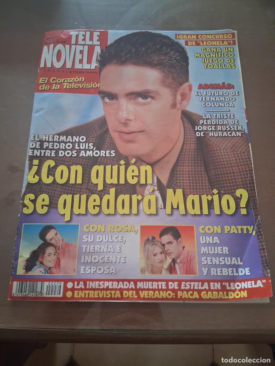 Coleccionismo de Revistas y Peri&oacute;dicos: Revista Tele novela 279 Leonela Ana Bertha Espin Paca Gabaldon La usurpadora Jorge Russek