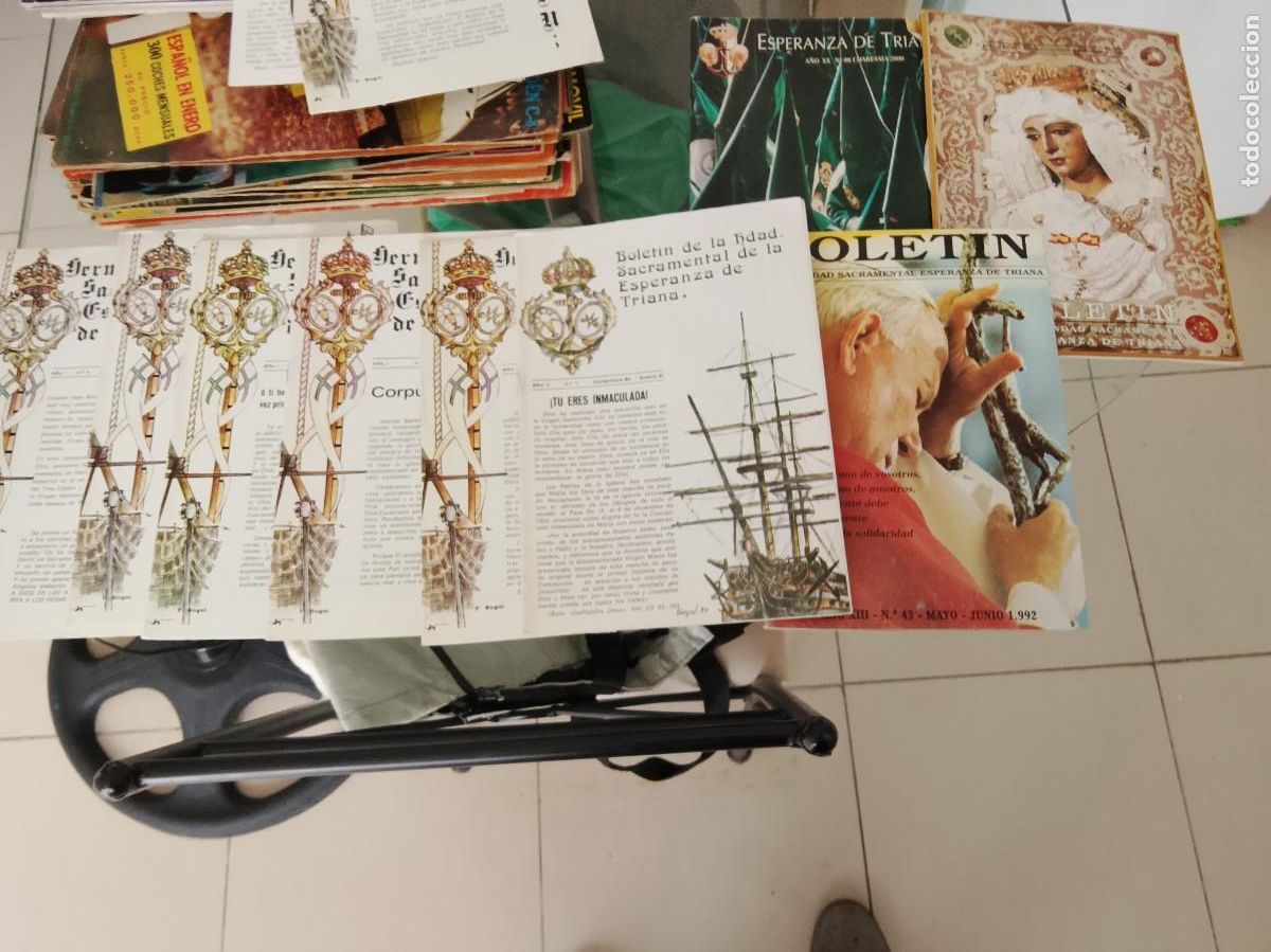 Coleccionismo de Revistas y Peri&oacute;dicos: Lote 9 boletines esperanza de triana