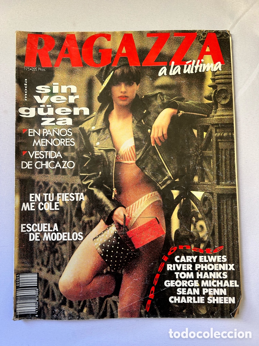 Collectionnisme de Revues et Journaux: Ragazza n&ordm; 5 marzo 1990 Mila Jovovick Lisa Bonet George Michael