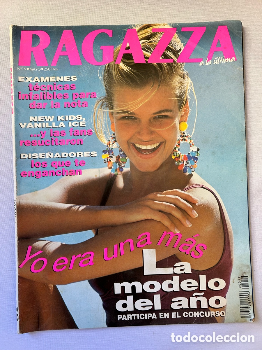 Sammeln von Zeitschriften und Zeitungen: REVISTA RAGAZZA N&deg; 19 - mayo 1991 Wendy Veldhuis Bob Marley K. Minogue