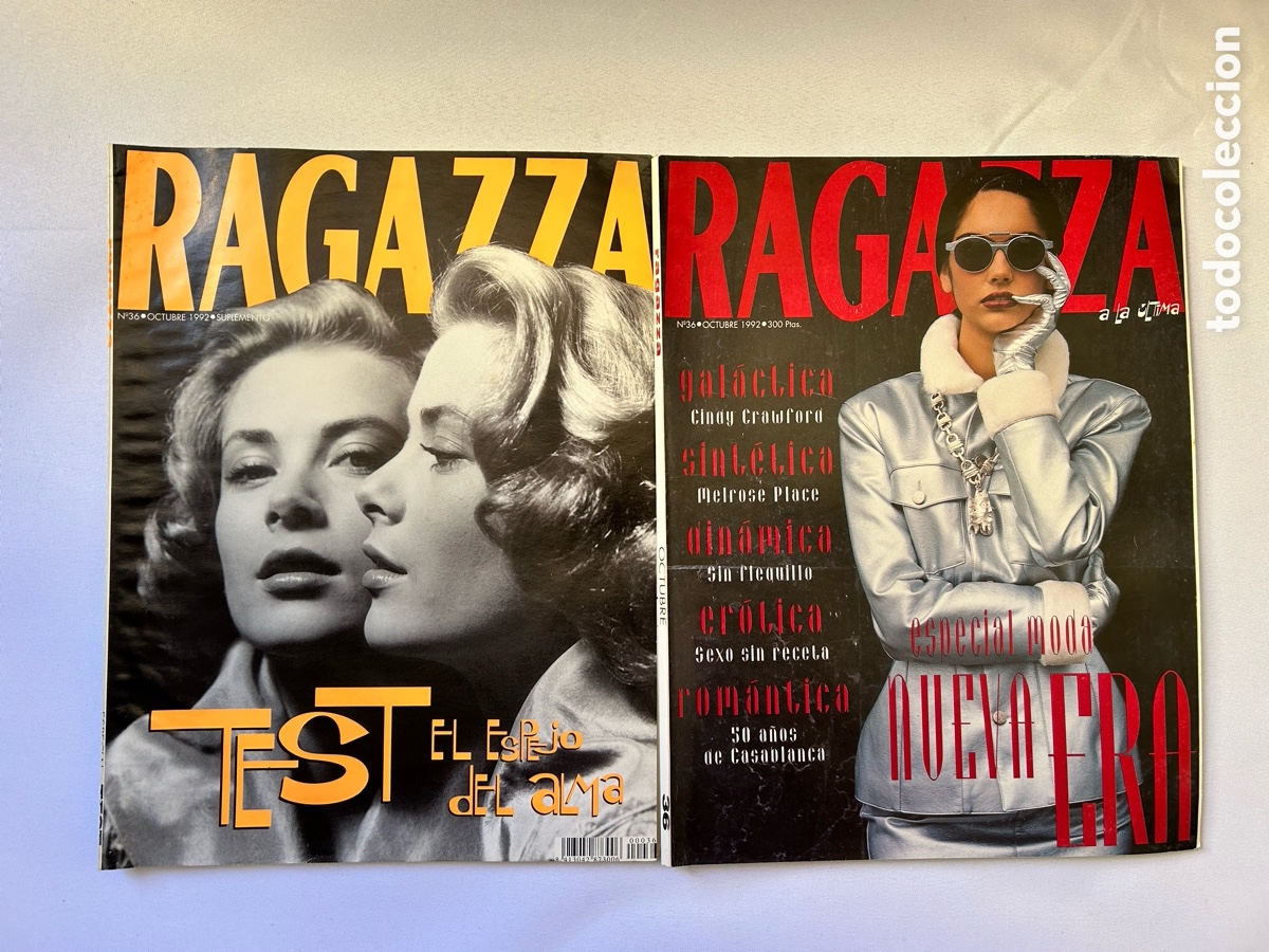 Coleccionismo de Revistas y Peri&oacute;dicos: REVISTA RAGAZZA N&deg; 36 octubre 1992 con suplemento