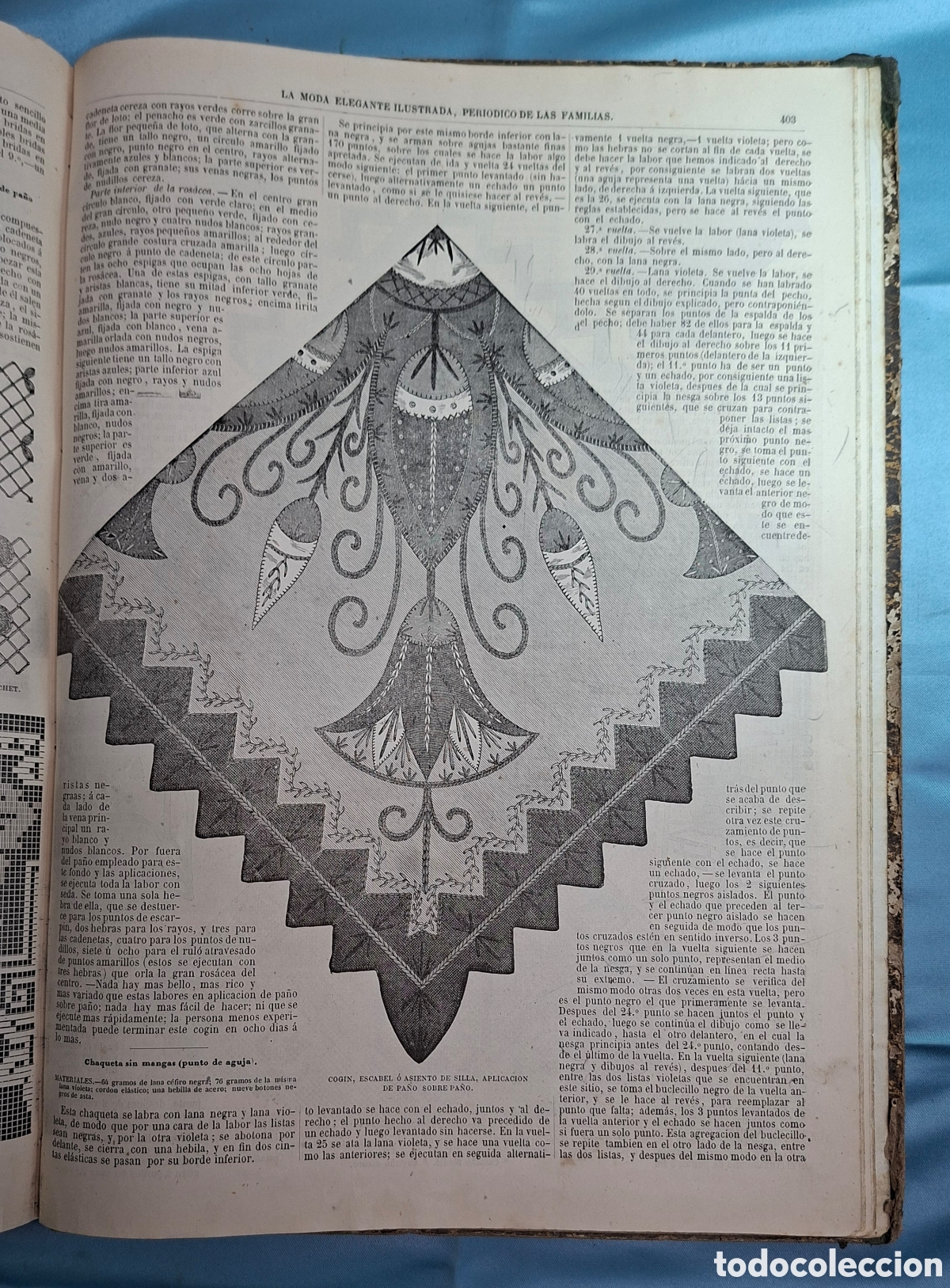 Coleccionismo de revistas y peri&oacute;dicos: La Moda Elegante Ilustrada 1867 - Foto 5