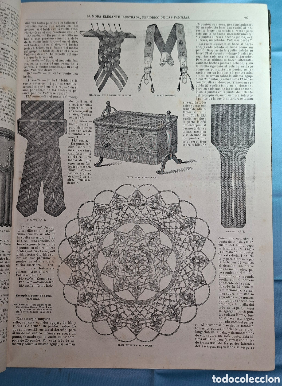Coleccionismo de revistas y peri&oacute;dicos: La Moda Elegante Ilustrada 1867 - Foto 12