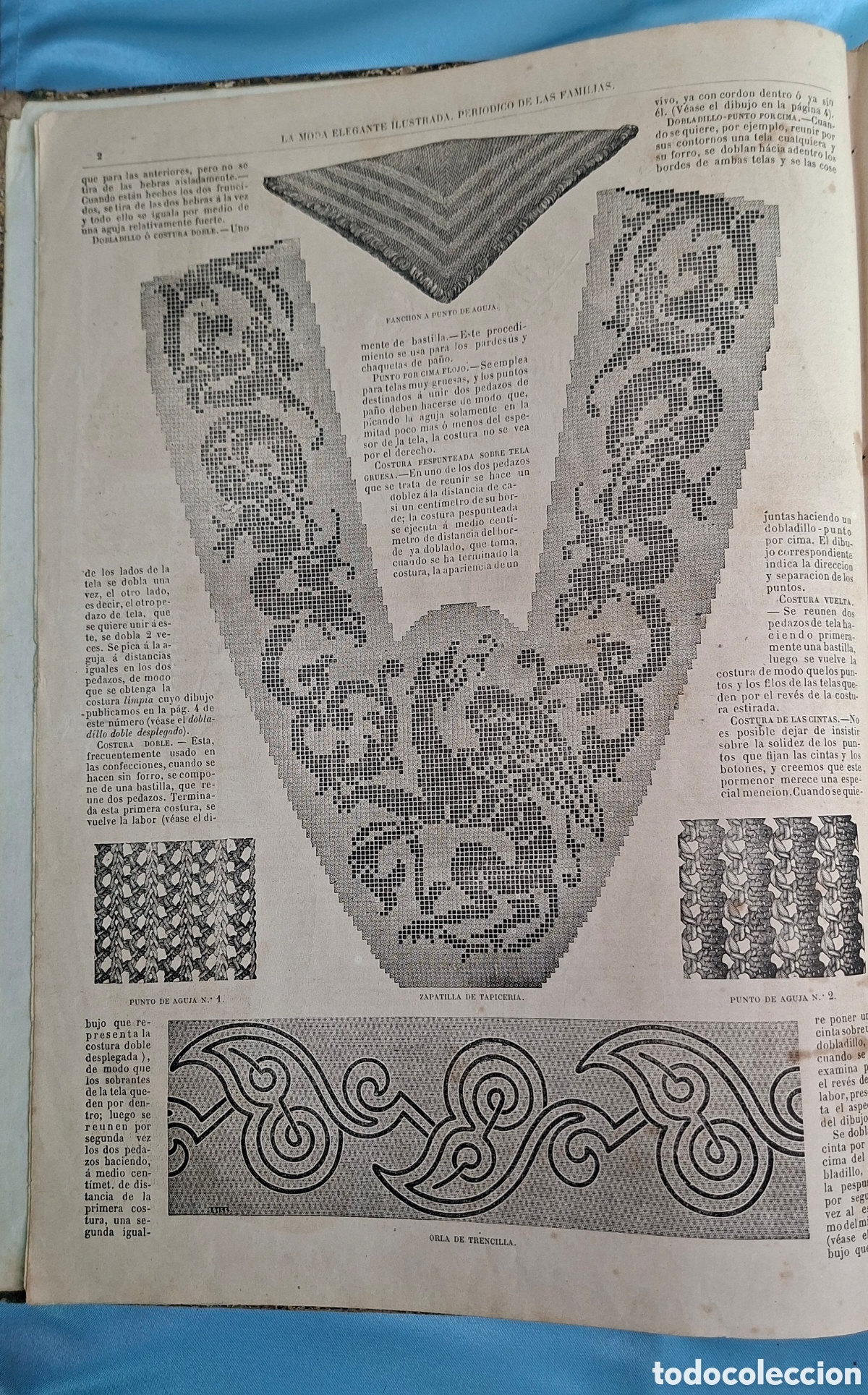 Coleccionismo de revistas y peri&oacute;dicos: La Moda Elegante Ilustrada 1867 - Foto 17