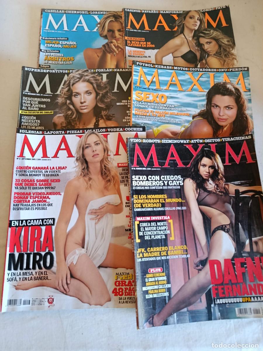 Coleccionismo de Revistas y Peri&oacute;dicos: Lote 6 revistas Maxim