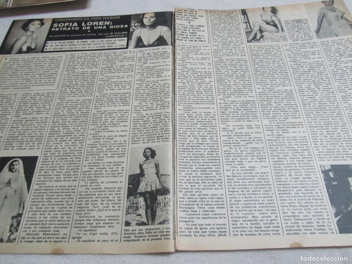 Coleccionismo de Revistas y Peri&oacute;dicos: SOFIA LOREN,ARTICULO DE PRENSA