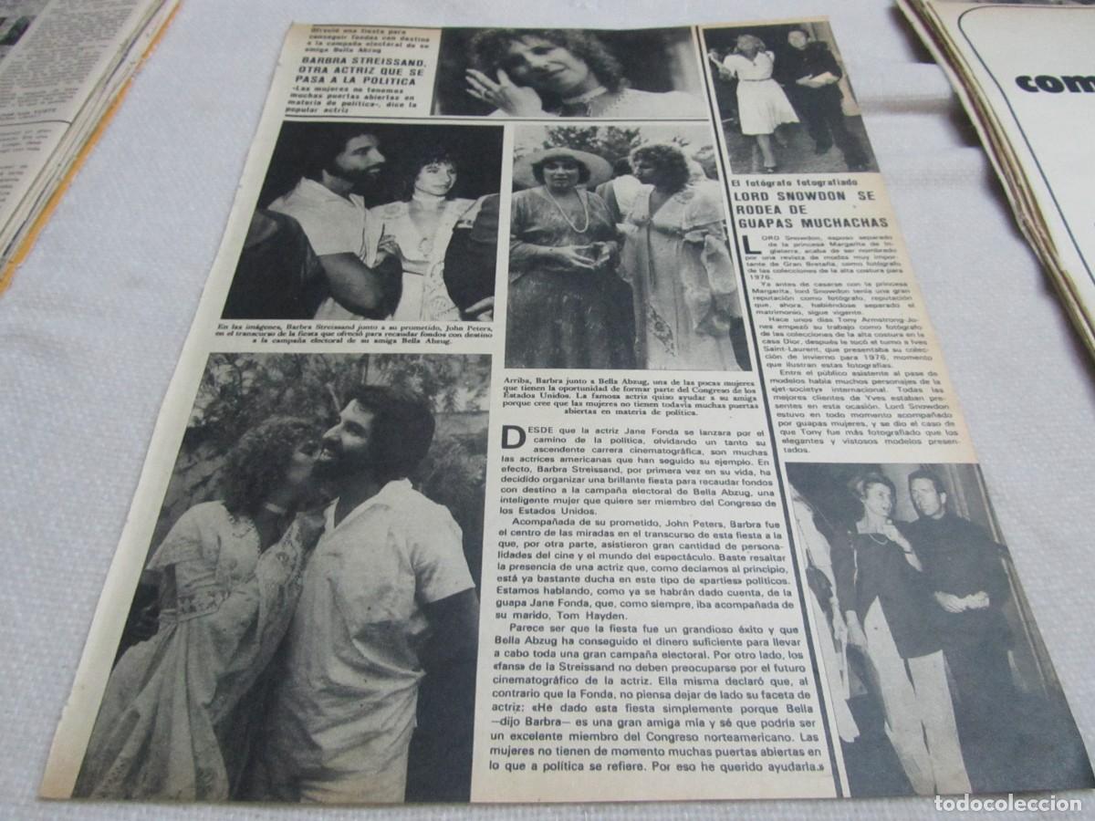 Collection Magazines and Newspapers: BARBRA STREISAND,JACK NICHOLSON,ARTICULO DE PRENSA