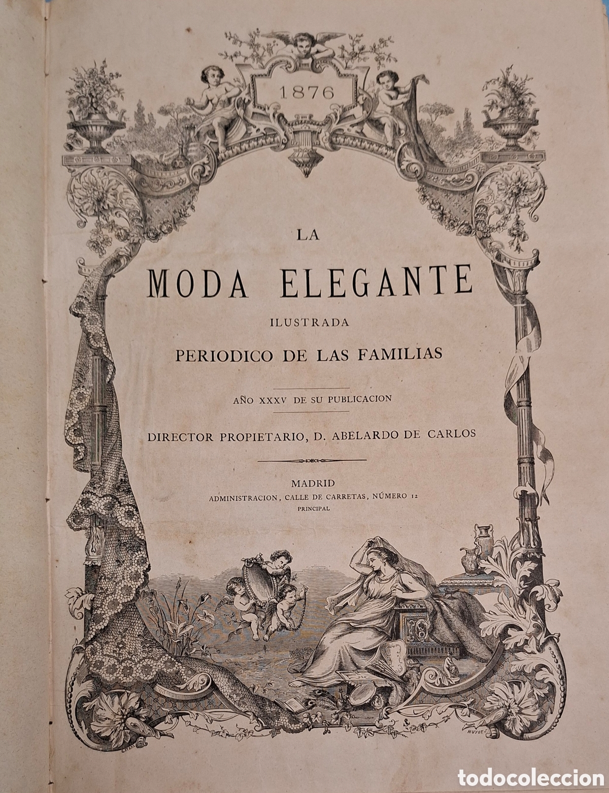 Coleccionismo de revistas y peri&oacute;dicos: La Moda Elegante Ilustrada 1876 - Foto 21