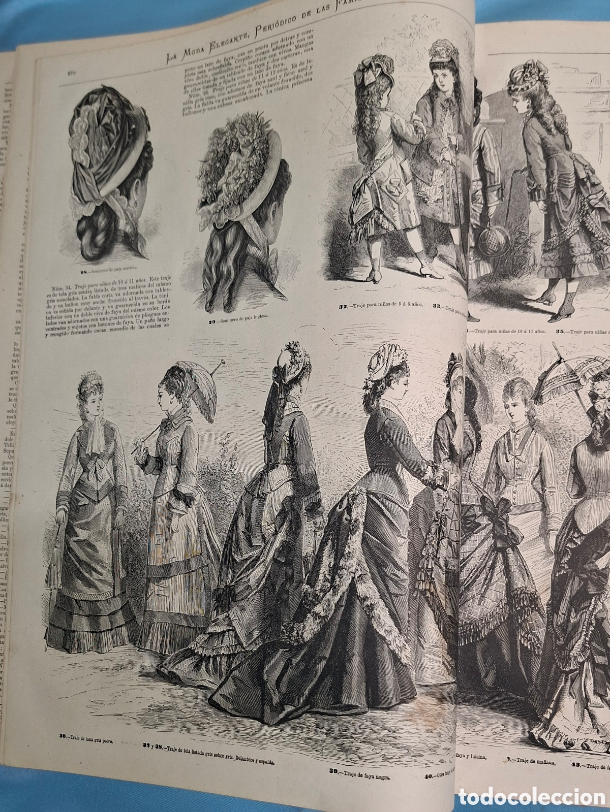 Coleccionismo de revistas y peri&oacute;dicos: La Moda Elegante Ilustrada 1876 - Foto 25