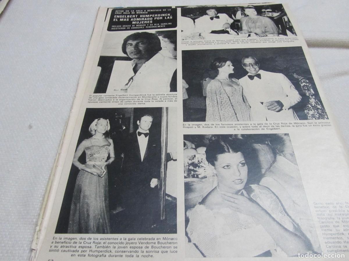 Coleccionismo de Revistas y Peri&oacute;dicos: ENGELBERT HUMPERDINCK,ROCIO JURADO,CELIA GAMEZ,CARROL BAKER,ARTICULO DE PRENSA
