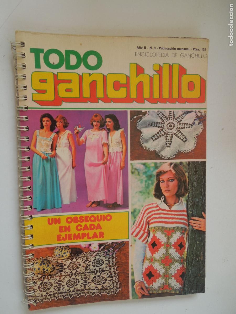 Sammeln von Zeitschriften und Zeitungen: TODO GANCHILLO - A&Ntilde;O II- N&ordm; 5 - CUADERNO CON ANILLAS - ENCICLOPEDIA DE GANCHILLO