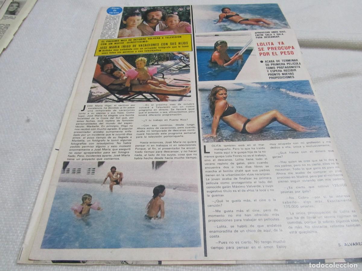 Coleccionismo de Revistas y Peri&oacute;dicos: JOSE MARIA I&Ntilde;IGO,LOLITA,ARTICULO DE PRENSA