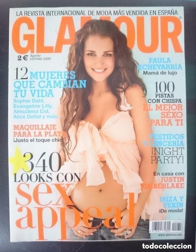 Coleccionismo de Revistas y Peri&oacute;dicos: GLAMOUR ESPA&Ntilde;A - n 70 - AGOSTO 2008 - CON PAULA ECHEVARRIA EN PORTADA 258 P&Aacute;GINAS