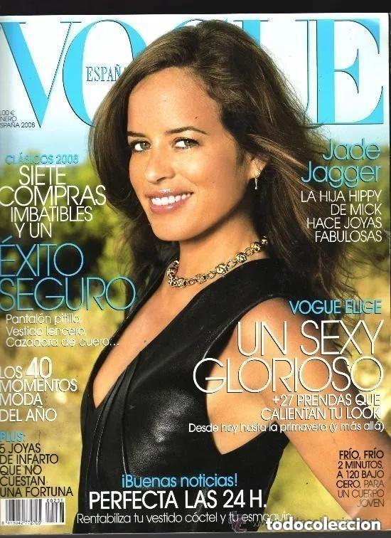 Coleccionismo de Revistas y Peri&oacute;dicos: VOGUE ESPA&Ntilde;A N 238 - ENERO 2008 -EN PORTADA JADE JAGGER, HIJA DEL CANTANTE MIKE JAGGER