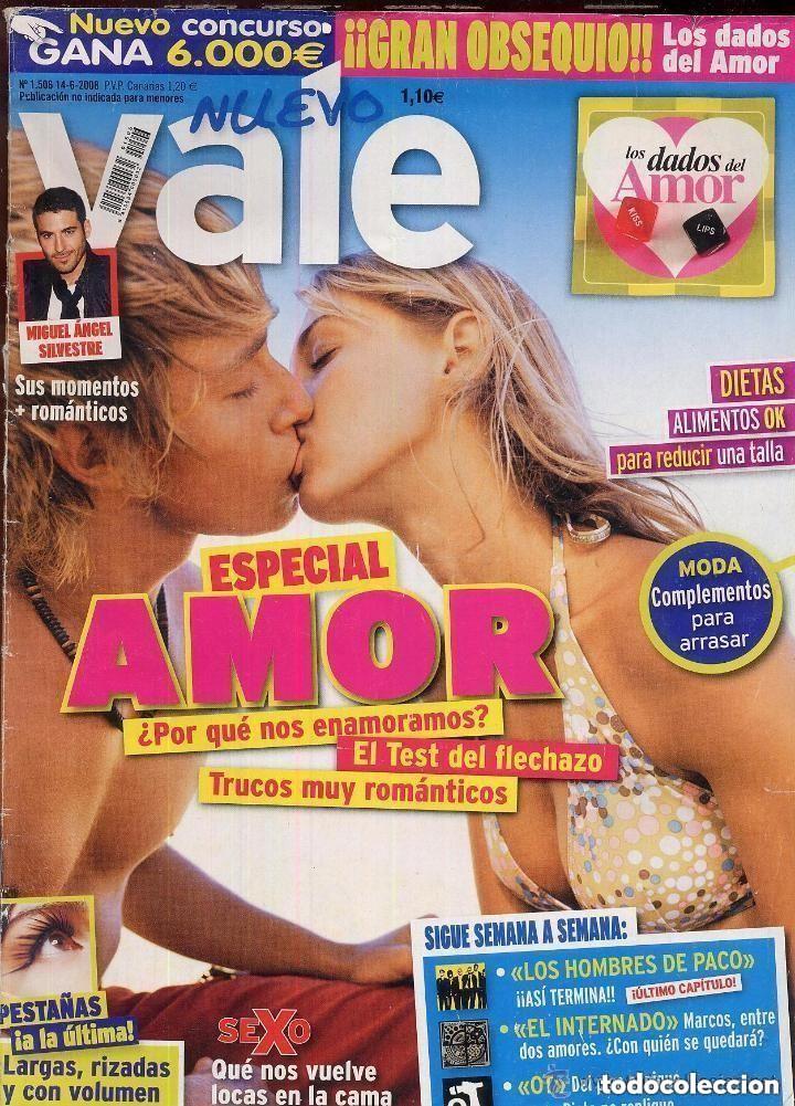 Coleccionismo de Revistas y Peri&oacute;dicos: NUEVO VALE numero 1,506 14-6-2008 MIGUEL ANGEL SILVESTRE EN PORTADA