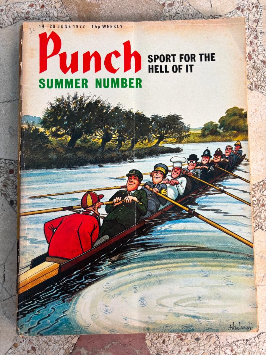 Coleccionismo de Revistas y Peri&oacute;dicos: PUNCH. 14-20 JUNE 1972. SPORT FOR THE HELL OF IT.