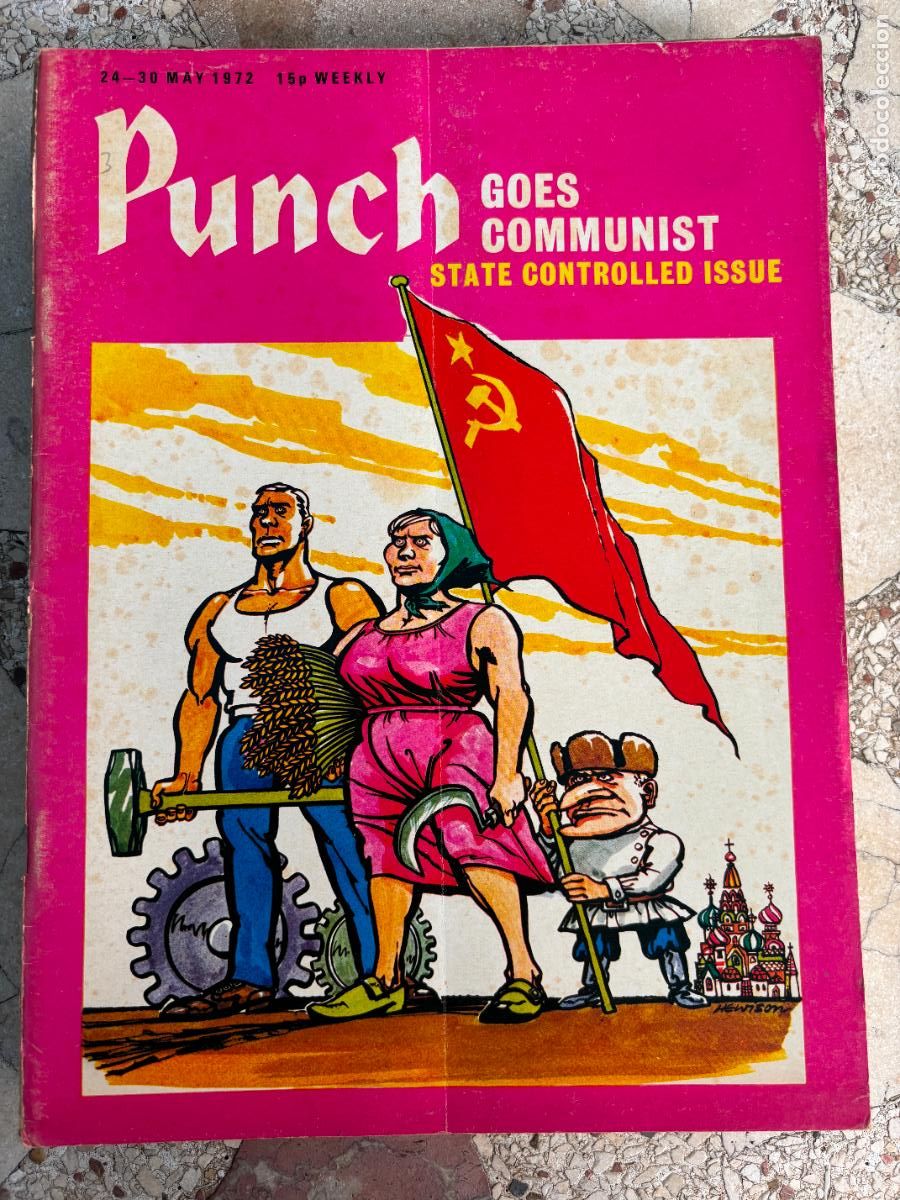 Coleccionismo de Revistas y Peri&oacute;dicos: PUNCH. 24-30 MAY 1972. PUNCH GOES COMMUNISTA. STATE CONTROLLED ISSUE.