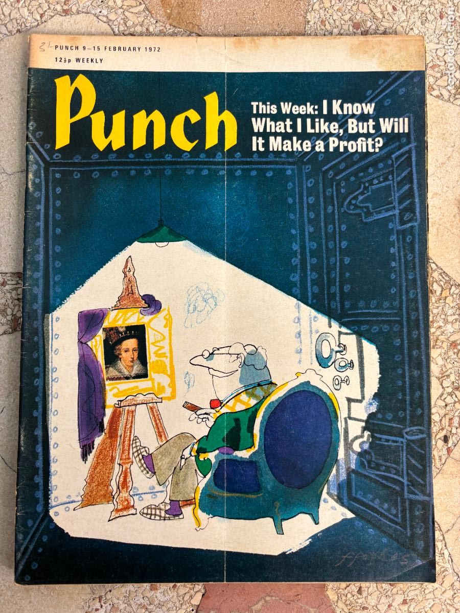 Coleccionismo de Revistas y Peri&oacute;dicos: PUNCH. 9-15 FEBRUARY 1972. I KNOW WHAT I LIKE, BUT WILL IT MAKE A PROFIT?