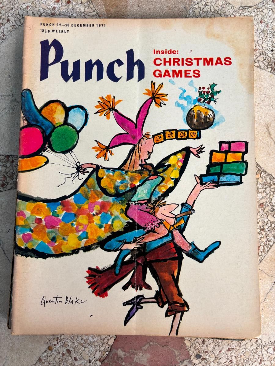 Coleccionismo de Revistas y Peri&oacute;dicos: PUNCH. 22-28 DECEMBER 1971. CHRISTMAS GAMES.