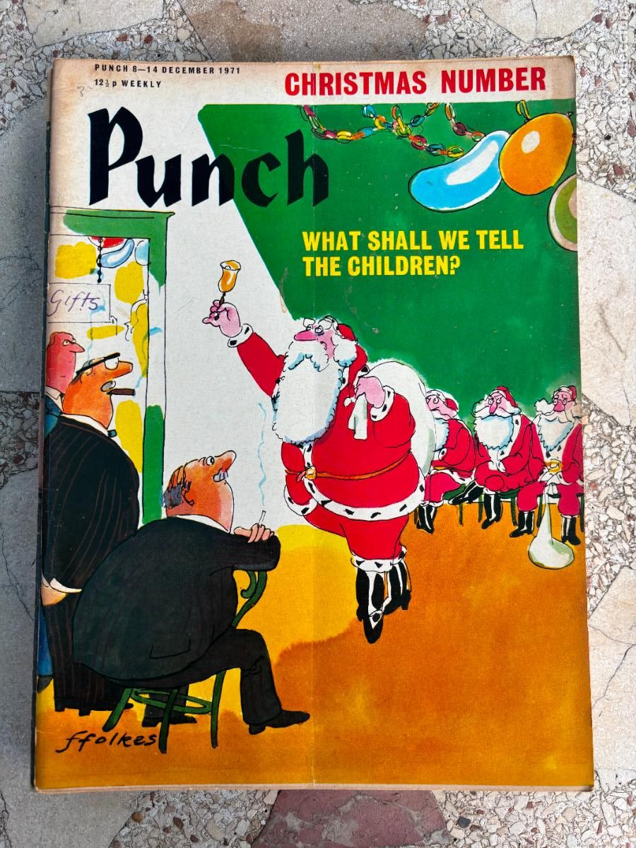 Coleccionismo de Revistas y Peri&oacute;dicos: PUNCH. 8-14 DECEMBER 1971. WHAT SHALL WE TELL THE CHILDREN? CHRISTMAS NUMBER.
