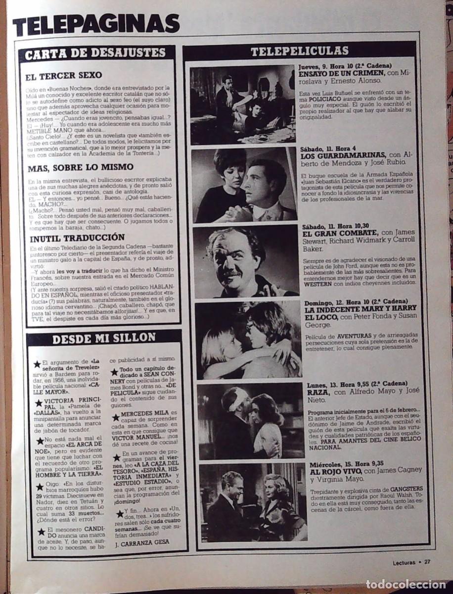 Coleccionismo de Revistas y Peri&oacute;dicos: LAS PELICULAS DE LA SEMANA RICHARD WIDMARK ALBERTO DE MENDOZA MIROSLAVA VIRGINIA MAYO ALFREDO JOSE N