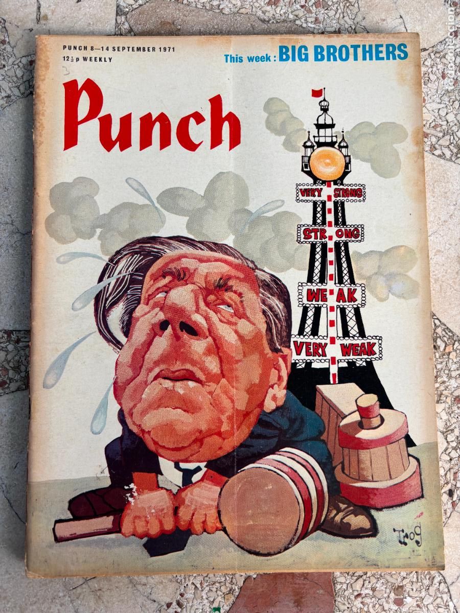 Sammeln von Zeitschriften und Zeitungen: PUNCH. 8-14 SEPTEMBER 1971. BIG BROTHERS.