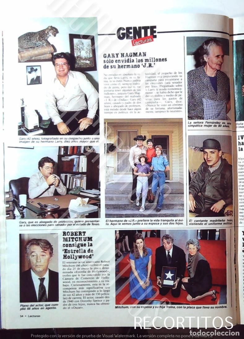 Sammeln von Zeitschriften und Zeitungen: GARY HAGMAN HERMANO DE LARRY HAGMAN JR DALLAS ROBERT MITCHUM