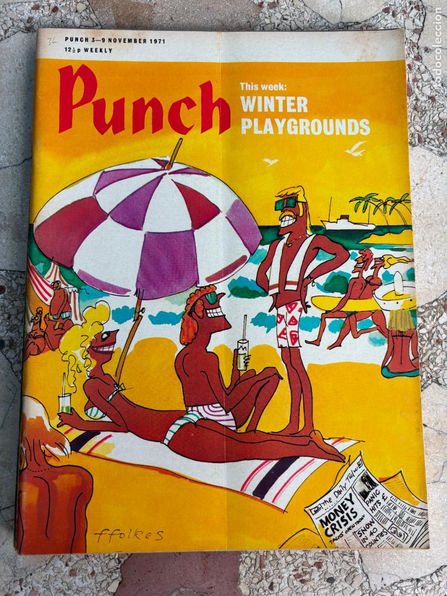 Coleccionismo de Revistas y Peri&oacute;dicos: PUNCH. 3-9 NOVEMBER 1971. WINTER PLAYGROUNDS.