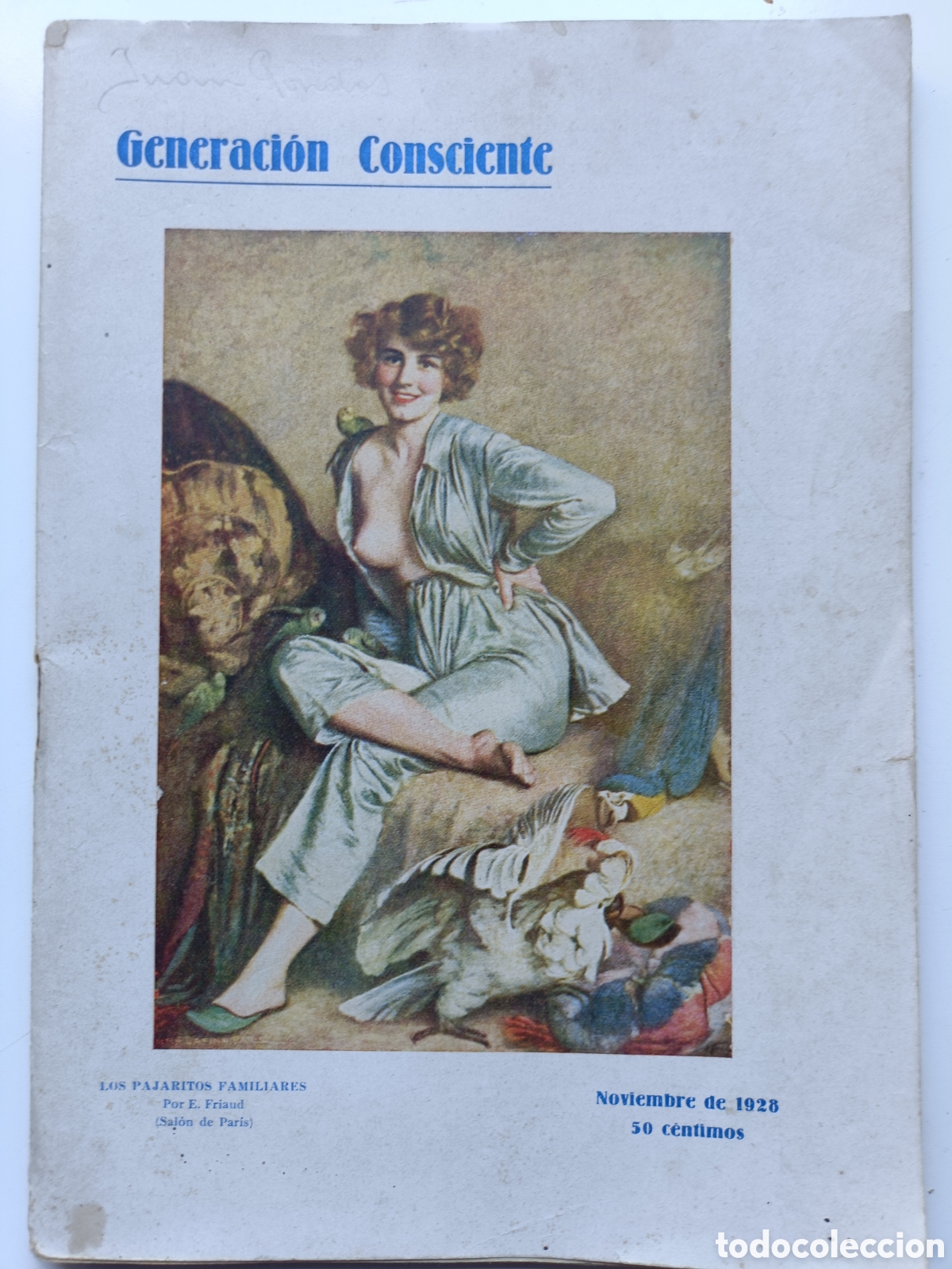 Coleccionismo de Revistas y Peri&oacute;dicos: Generaci&oacute;n Consciente Revista Ecl&eacute;ctica n&ordm; 63 Noviembre 1928