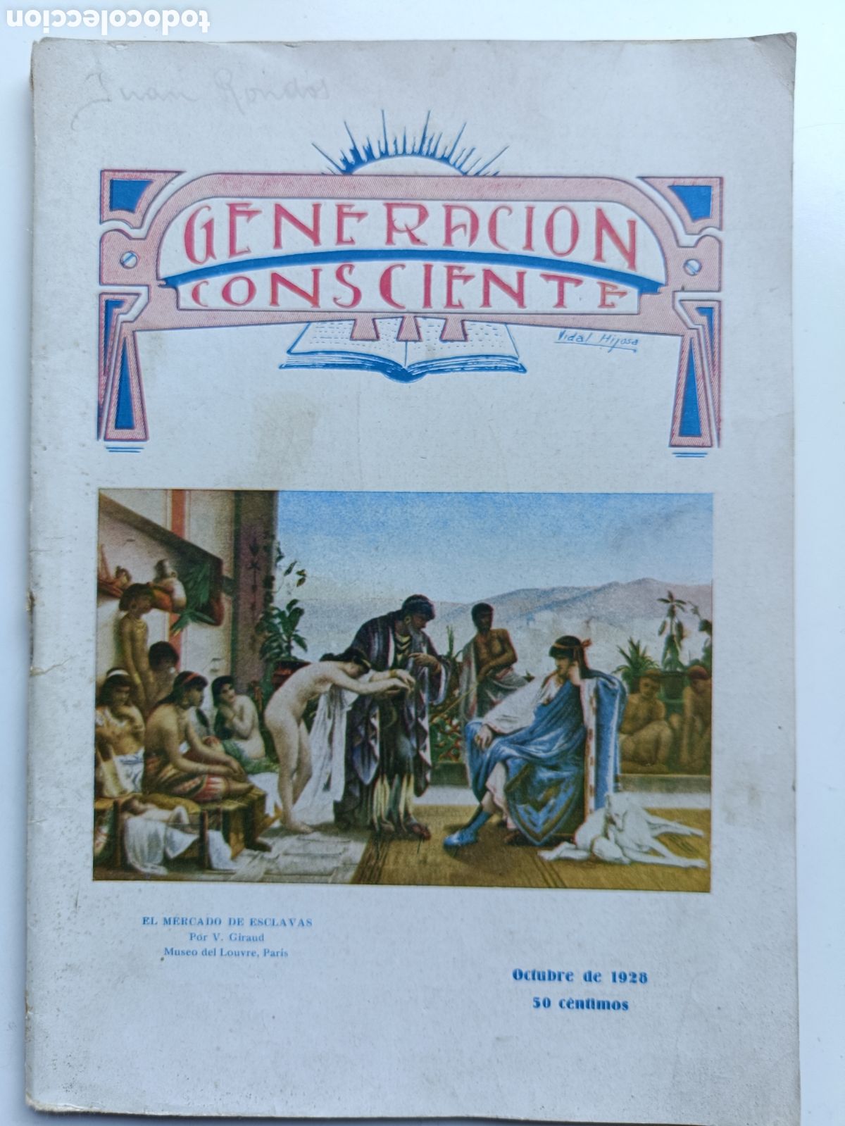 Coleccionismo de Revistas y Peri&oacute;dicos: Generaci&oacute;n consciente Revista Ecl&eacute;ctica n&ordm; 62 Octubre 1928