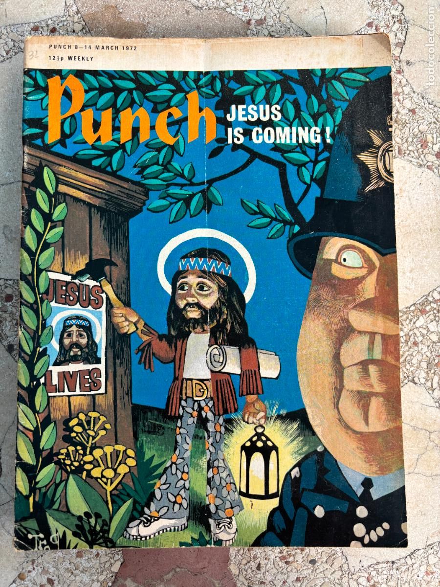 Coleccionismo de Revistas y Peri&oacute;dicos: PUNCH. 8-14 MARCH 1972. JESUS IS COMING!