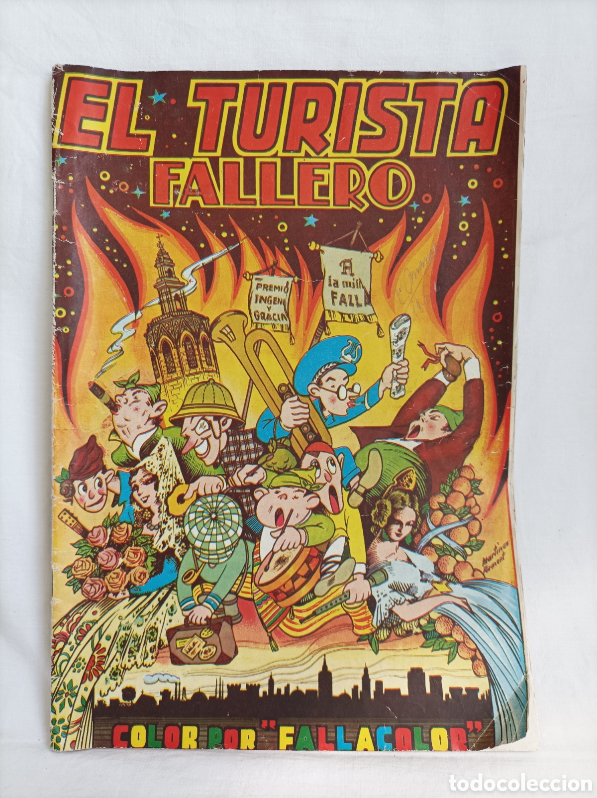Coleccionismo de Revistas y Peri&oacute;dicos: EL TURISTA FALLERO. FALLAS. VALENCIA Marzo 1956. BAYARRI