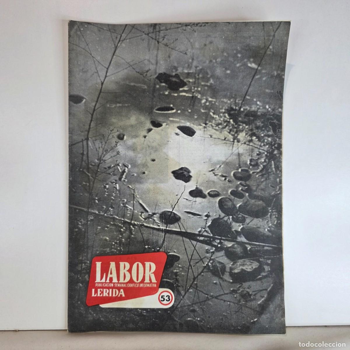 Collectionnisme de Revues et Journaux: Revista Labor L&eacute;rida n&ordm; 53 20 Noviembre 1954 Cine Deportes