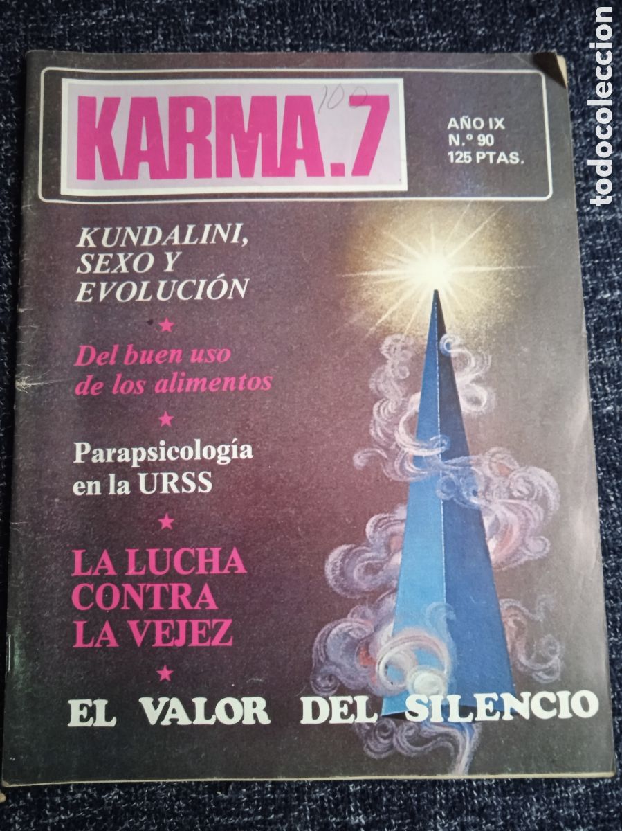 Coleccionismo de Revistas y Peri&oacute;dicos: KARMA 7 N&ordm; 90 PARAPSICOLOGIA, OVNIS, ESPIRITISMO, ASTROLOGIA, MAGIA