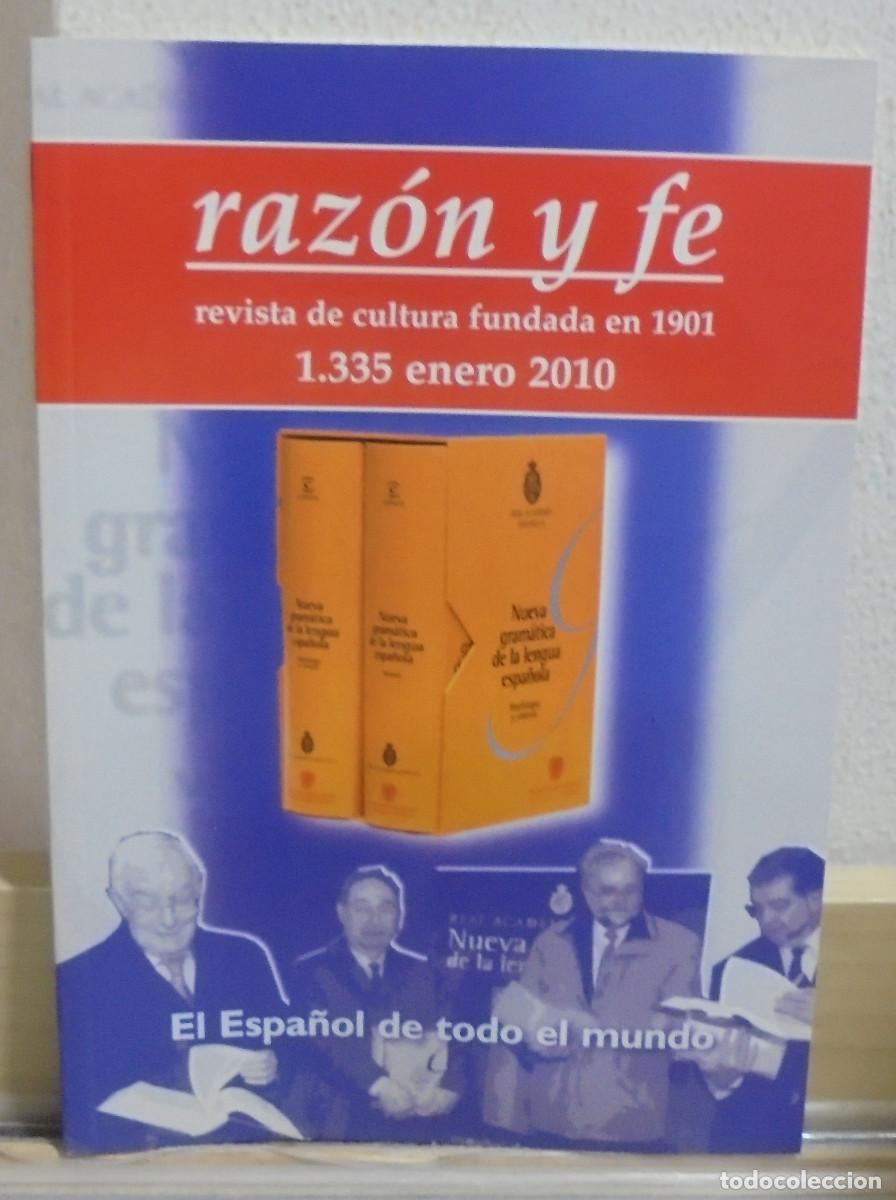 Collectionnisme de Revues et Journaux: Raz&oacute;n y fe, revista de cultura. Enero 2010. El Espa&ntilde;ol de todo el mundo