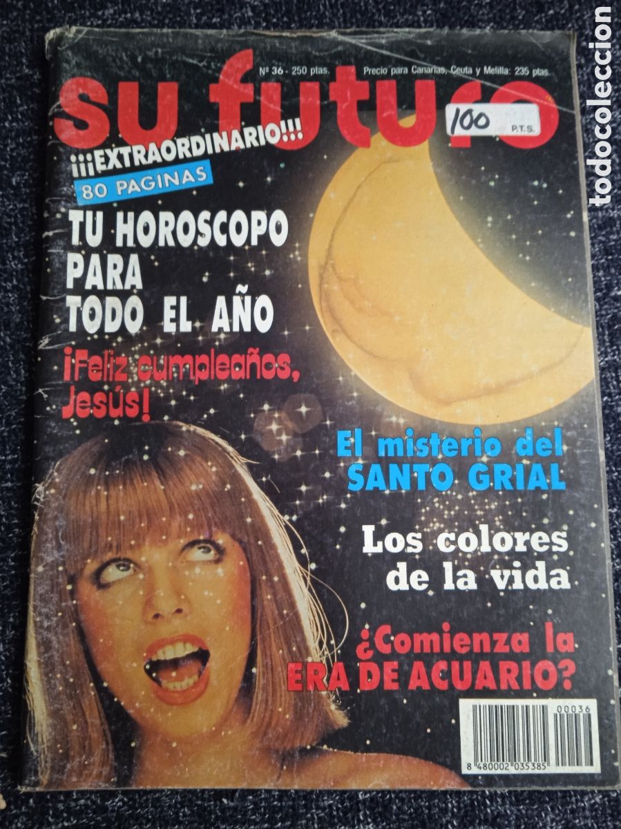 Colecionismo de Revistas e Jornais: REVISTA SU FUTURO, N&ordm; 36 ESOTERISMO, TAROT, HOR&Oacute;SCOPO, -A&Ntilde;OS 80