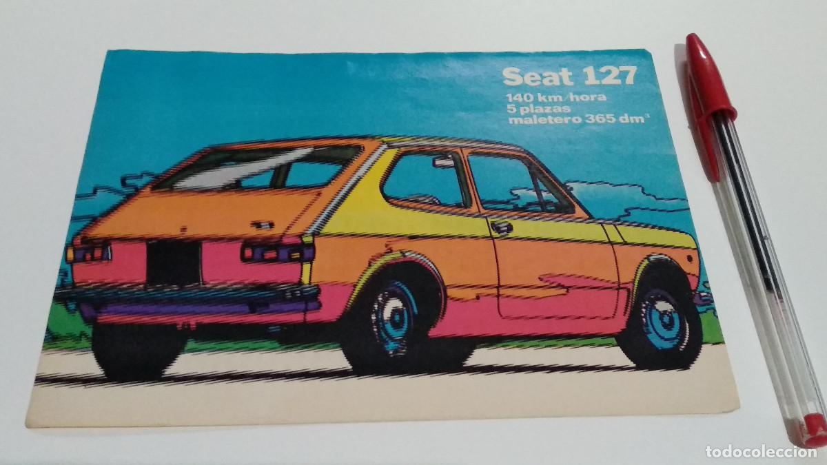 Collectionnisme de Revues et Journaux: PUBLICIDAD . ANUNCIO - SEAT 127 - 5 PLAZAS - HOJA REVISTA DE LOS 70/80