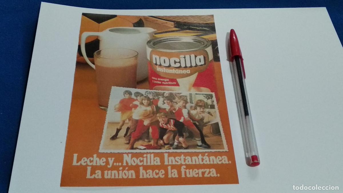 Coleccionismo de Revistas y Peri&oacute;dicos: PUBLICIDAD . ANUNCIO - NOCILLA INSTANT&Aacute;NEA- HOJA REVISTA DE LOS 70/80