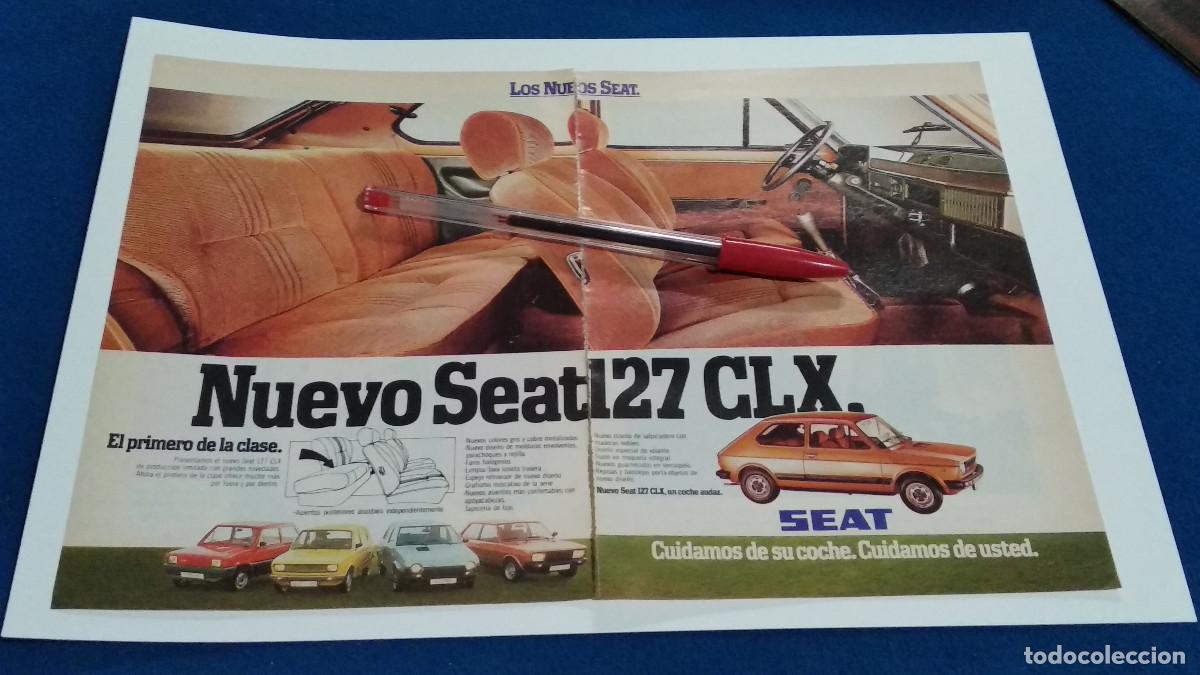 Coleccionismo de Revistas y Peri&oacute;dicos: PUBLICIDAD . ANUNCIO - SEAT 127 CLX + CERVEZA CARLSBERG LATA - HOJA REVISTA DE LOS 70/80